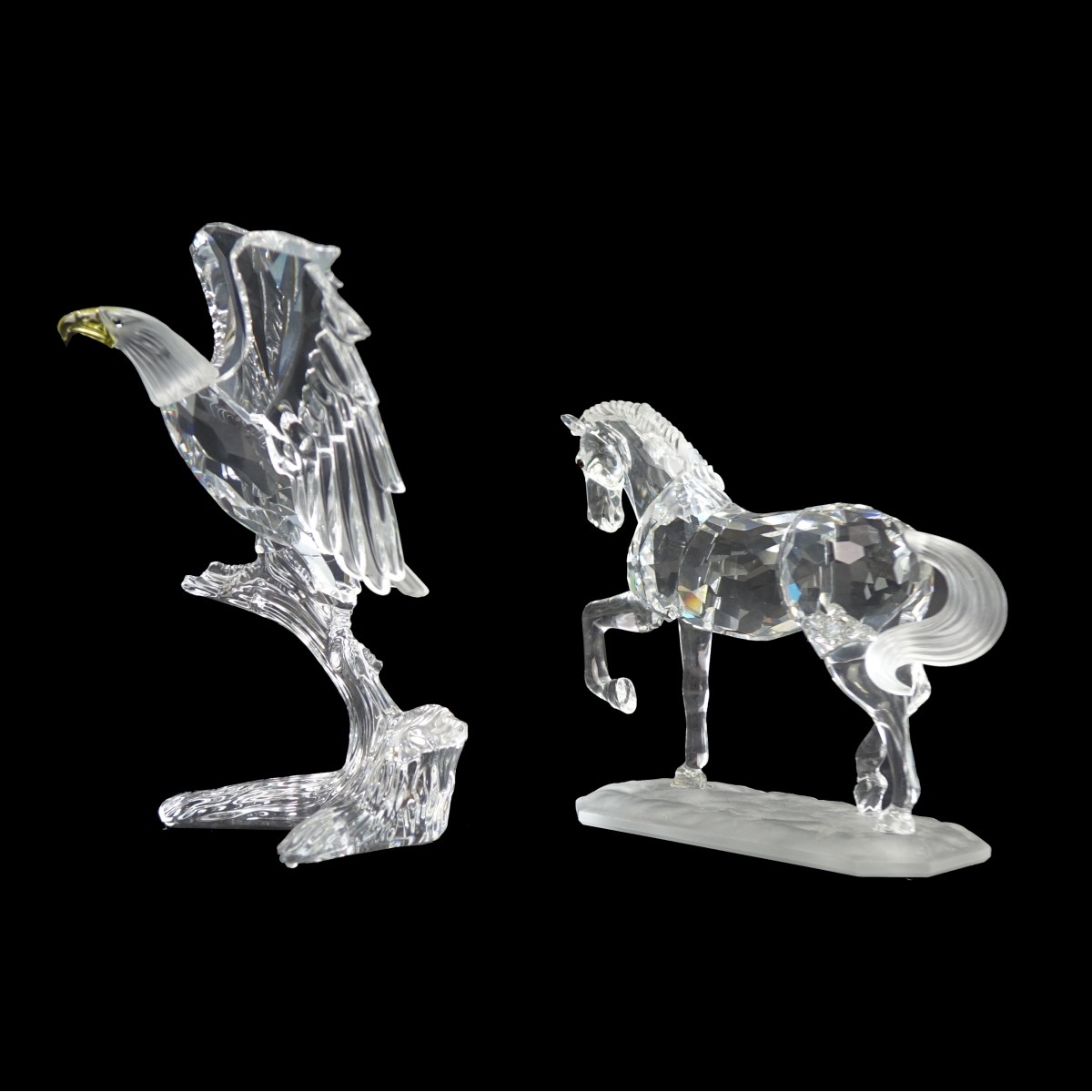 Two (2) Swarovski Crystal Figurines