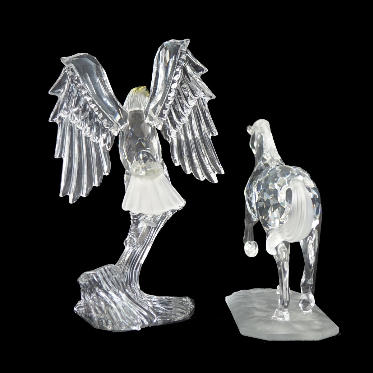 Two (2) Swarovski Crystal Figurines