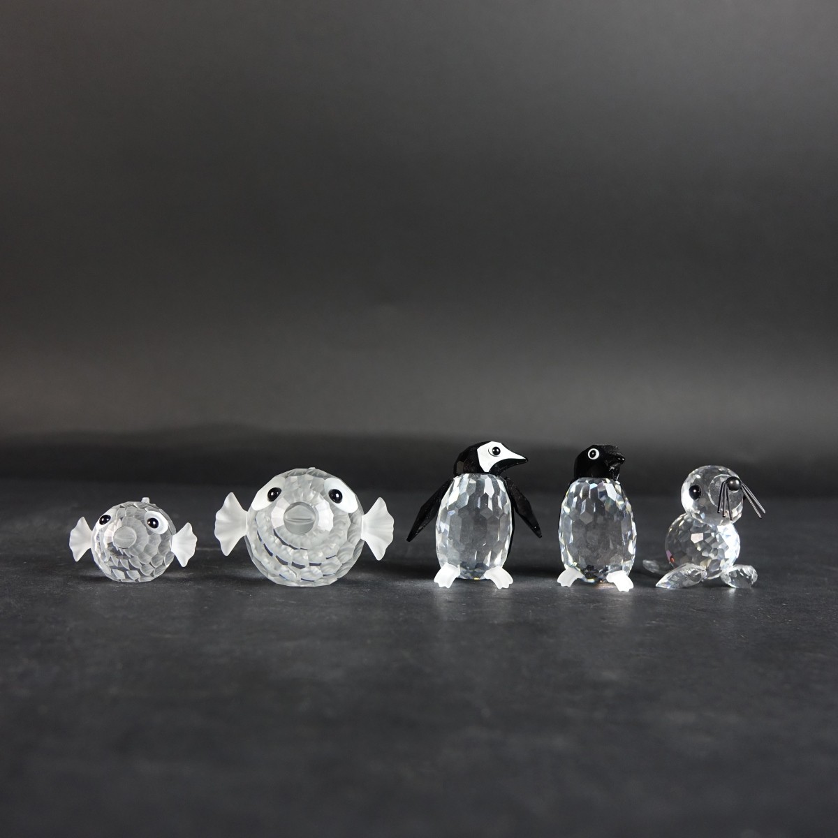 Five (5) Swarovski Crystal Figurines