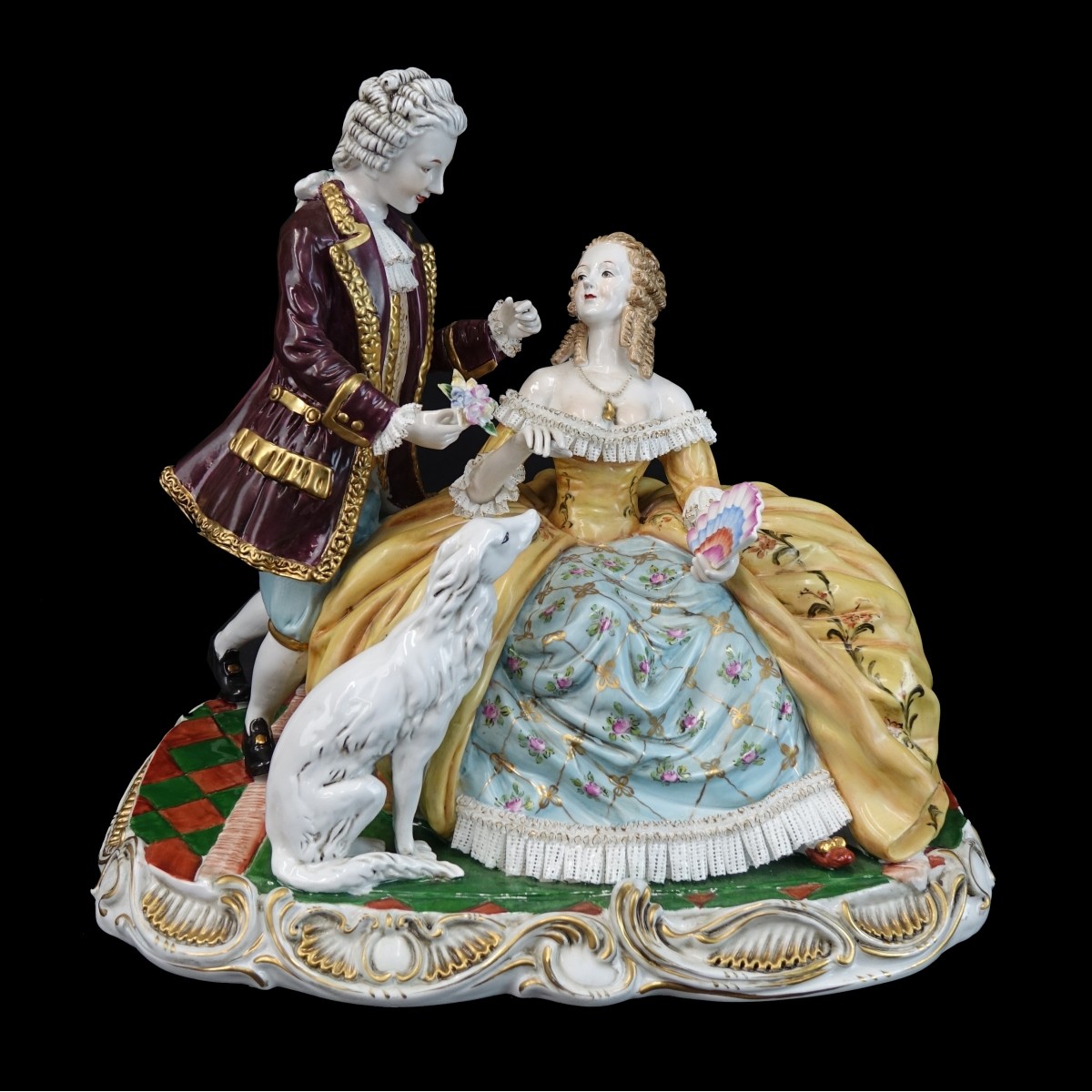 Meissen Style Figural Group