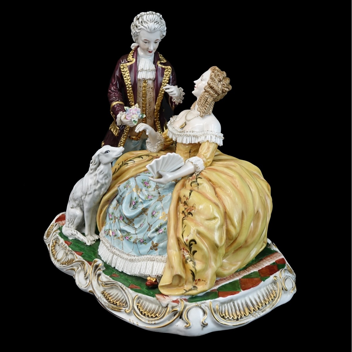 Meissen Style Figural Group