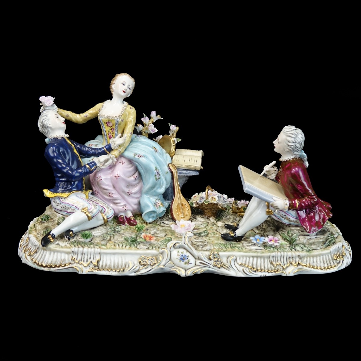 Meissen Style Figural Group