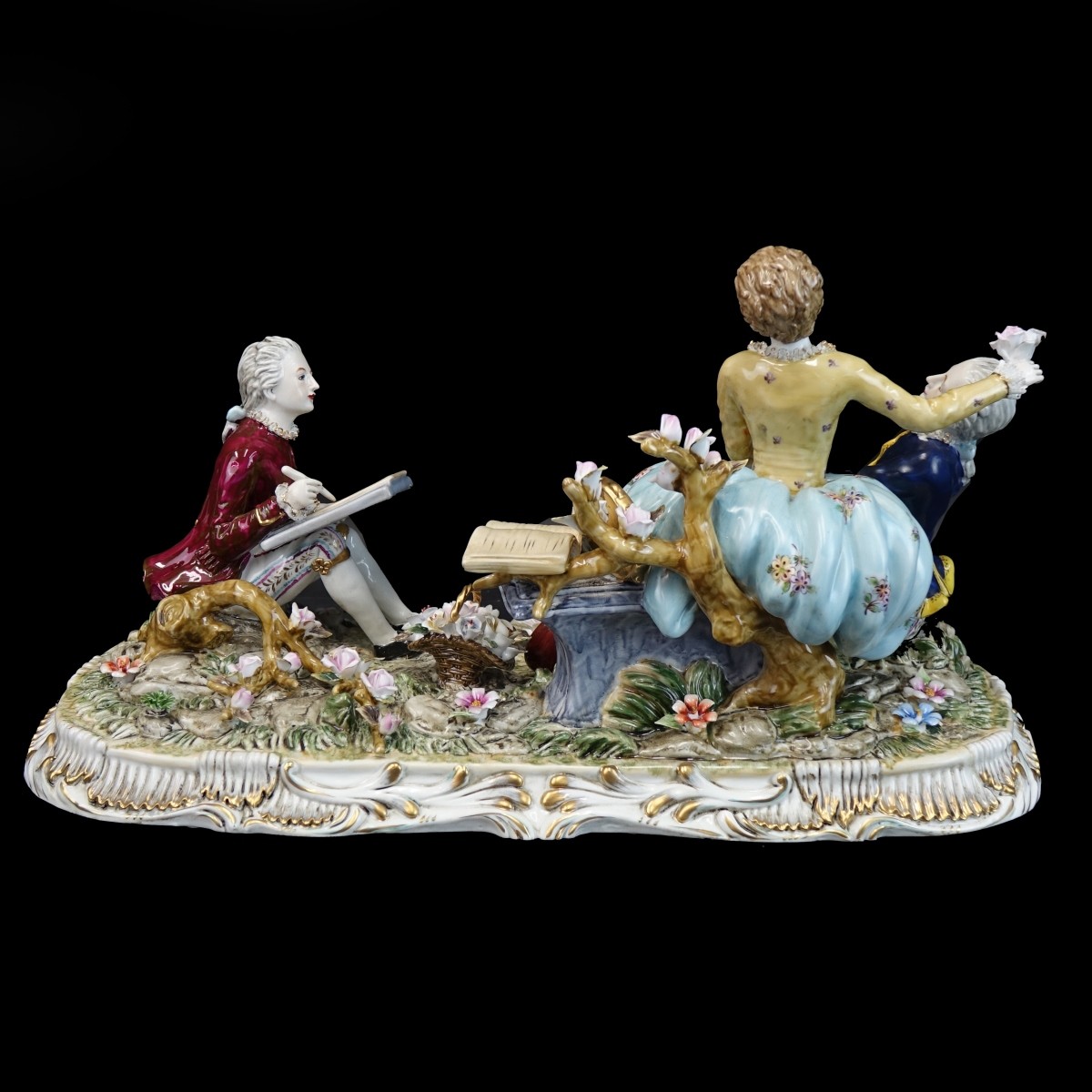 Meissen Style Figural Group