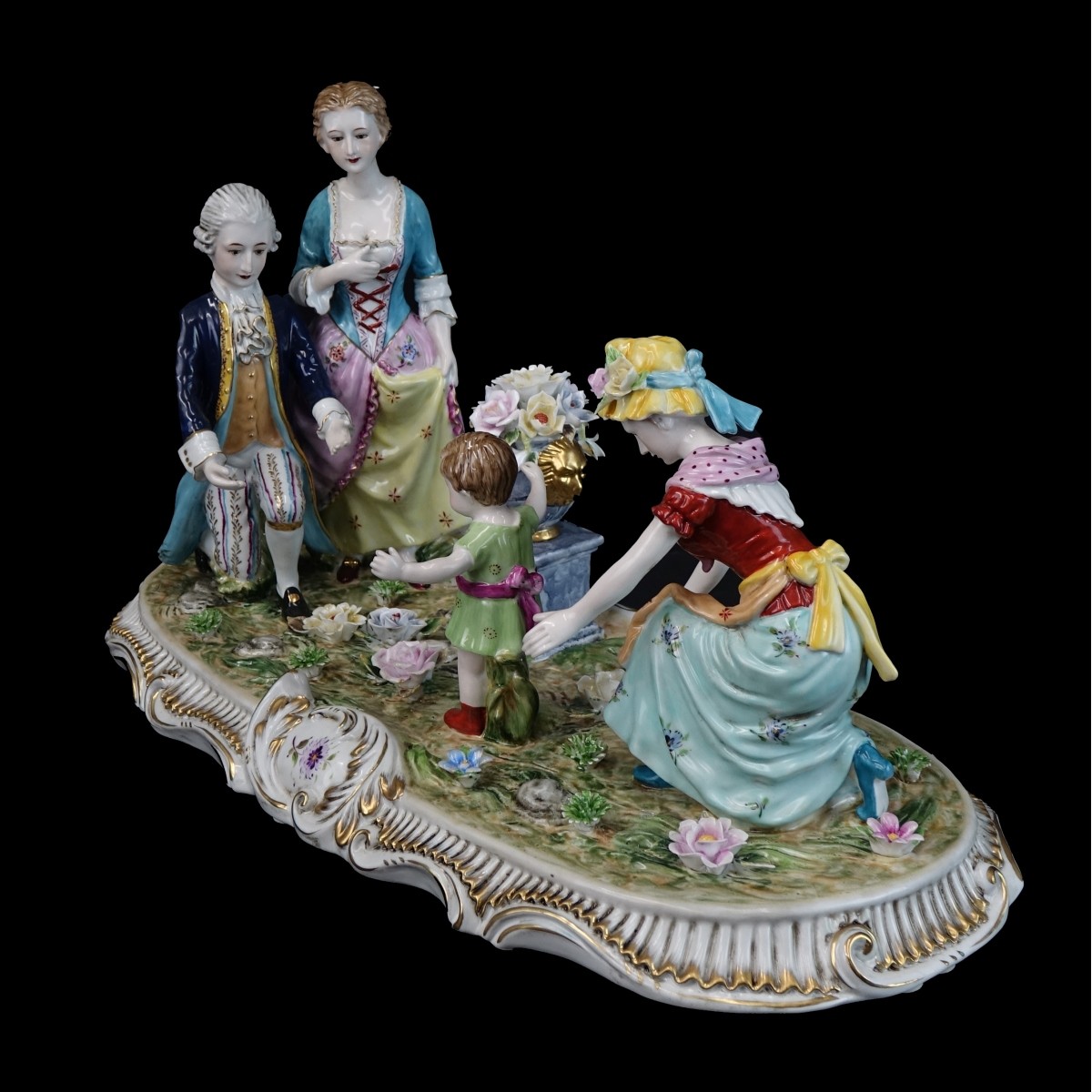 Meissen Style Figural Group