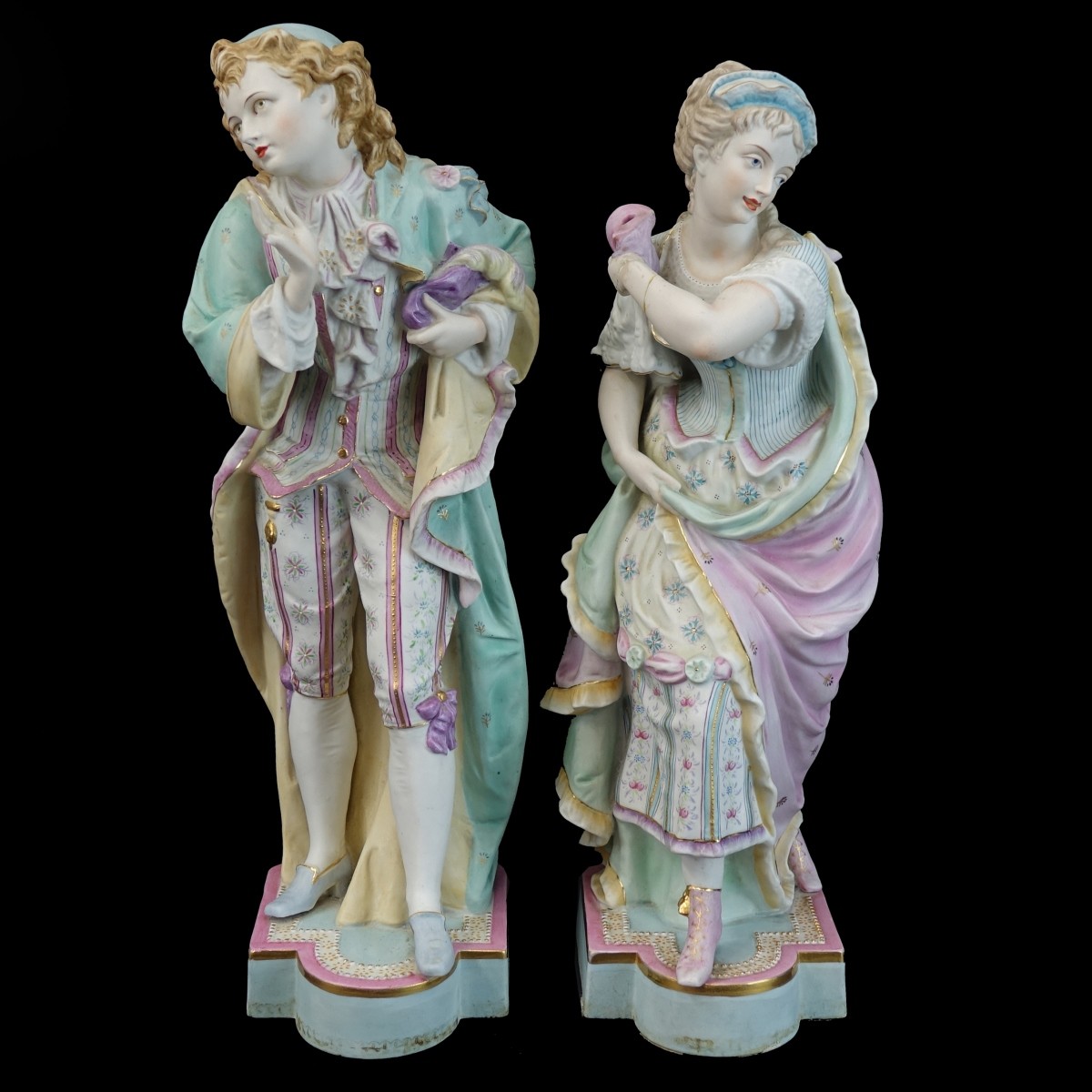 Pair of Meissen Style Figures