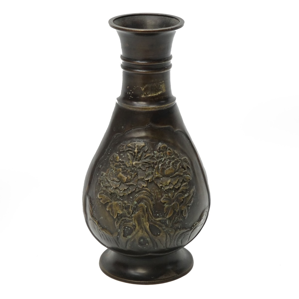 Antique Japanese Bronze Vase