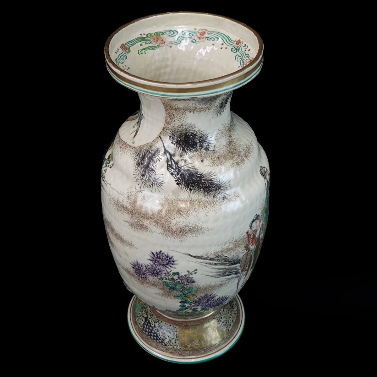 Antique Japanese Satsuma Vase