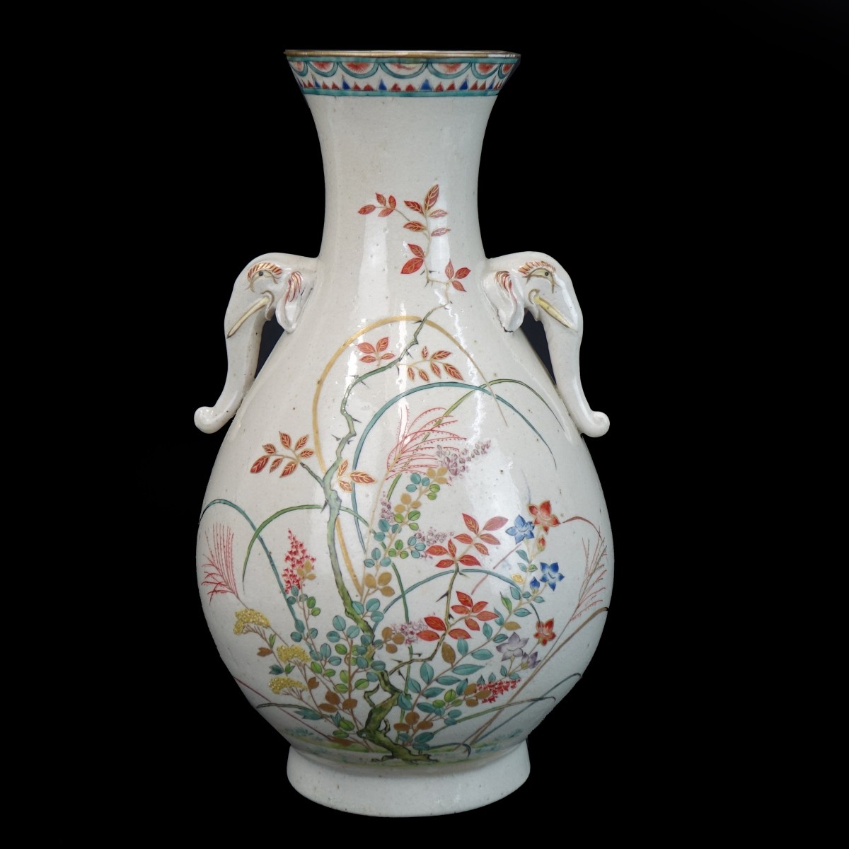 Antique Japanese Satsuma Vase