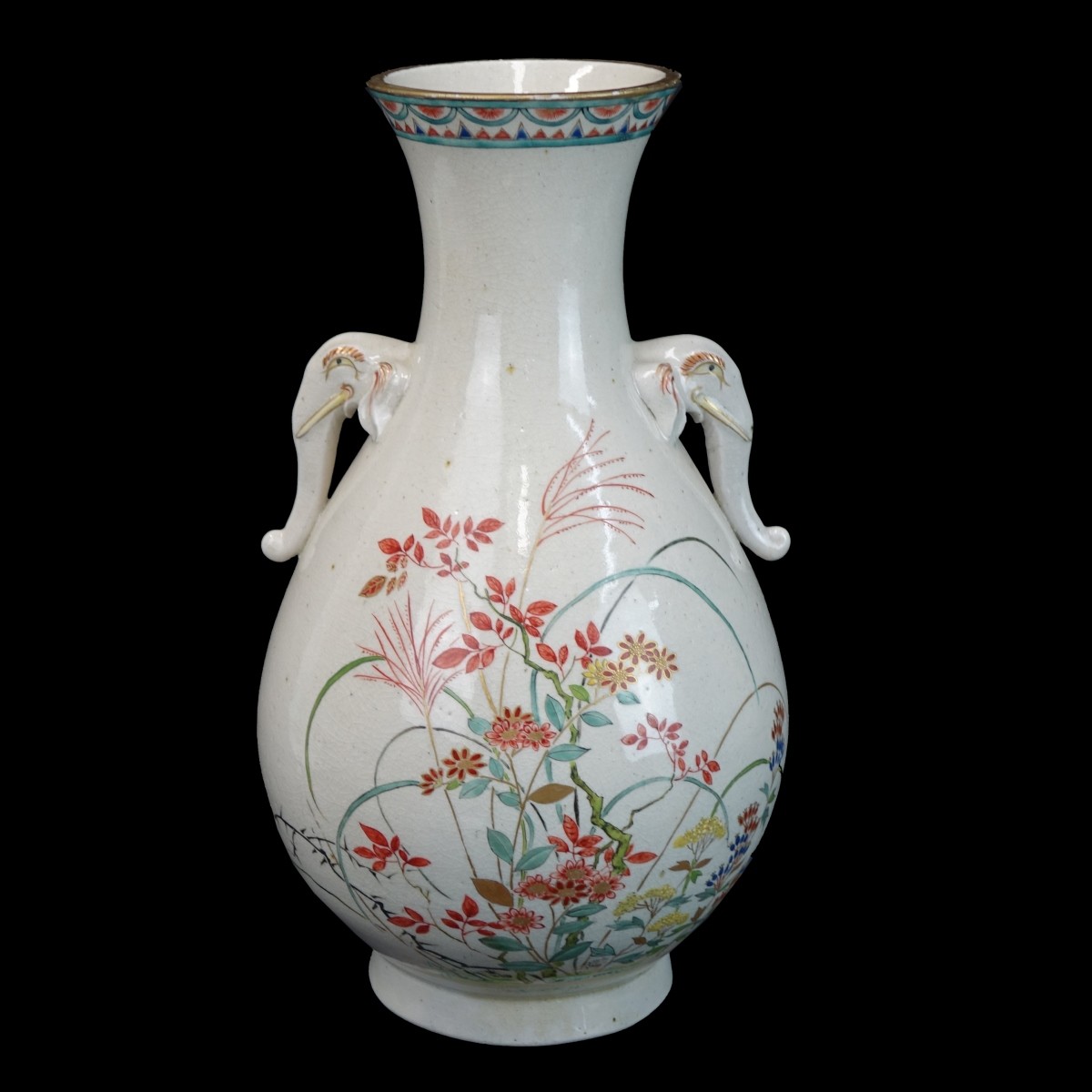 Antique Japanese Satsuma Vase