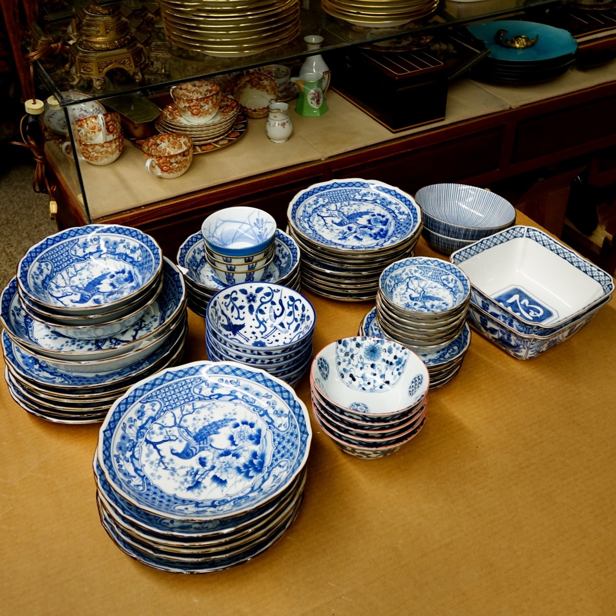 Japanese Blue and White Tableware