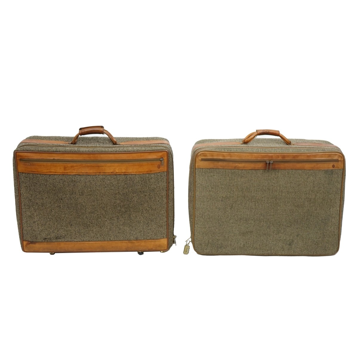 Two Vintage Hartmann Suitcases