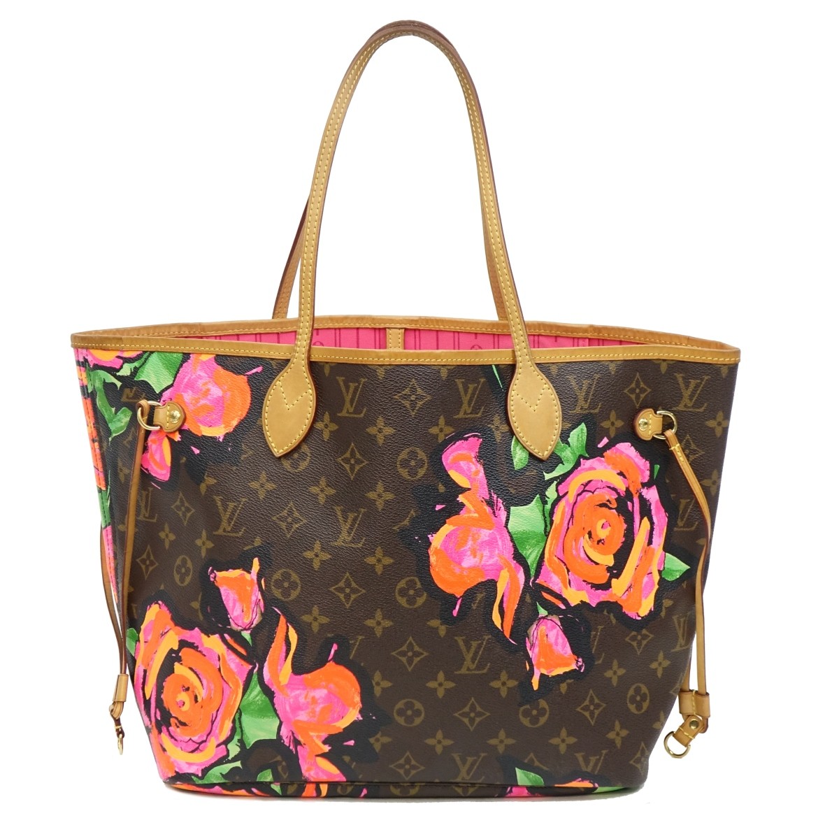 Louis Vuitton Monogram Roses Neverfull Tote