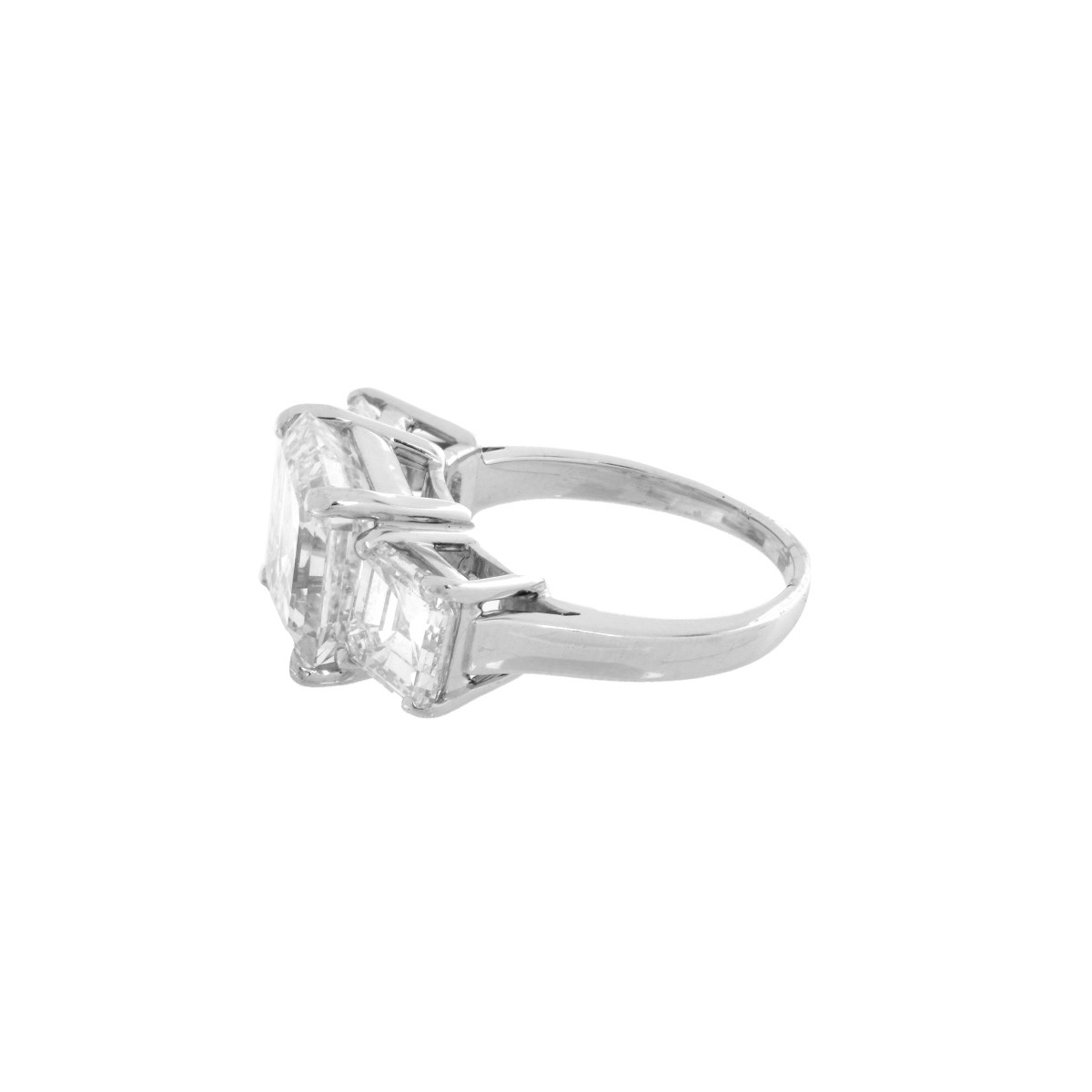 7.51ct Diamond and Platinum Ring