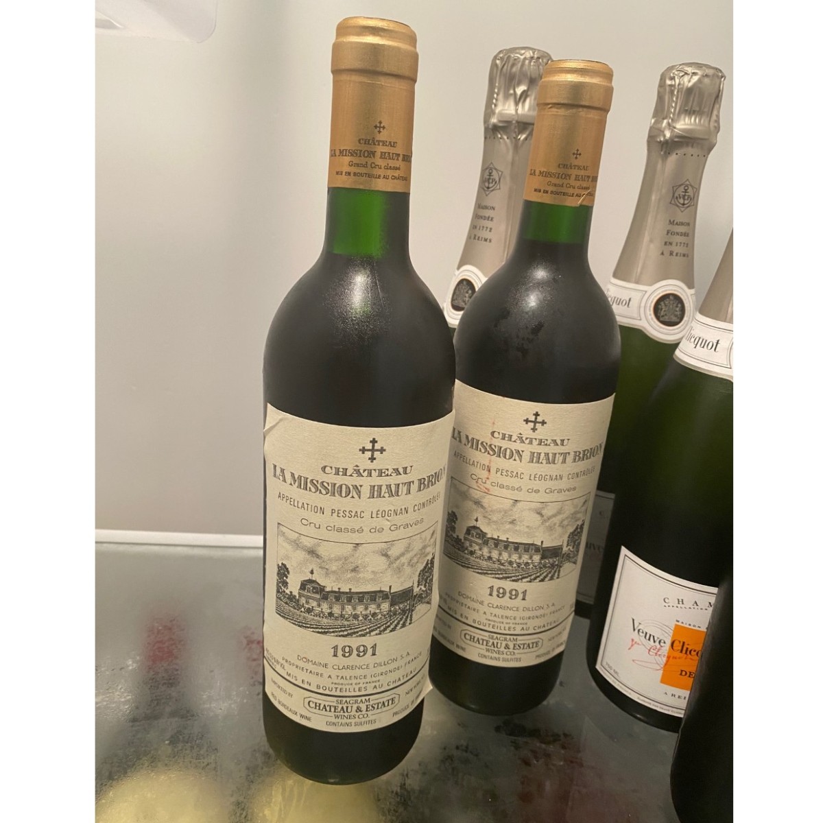 (2) 1991 Château La Mission Haut Brion