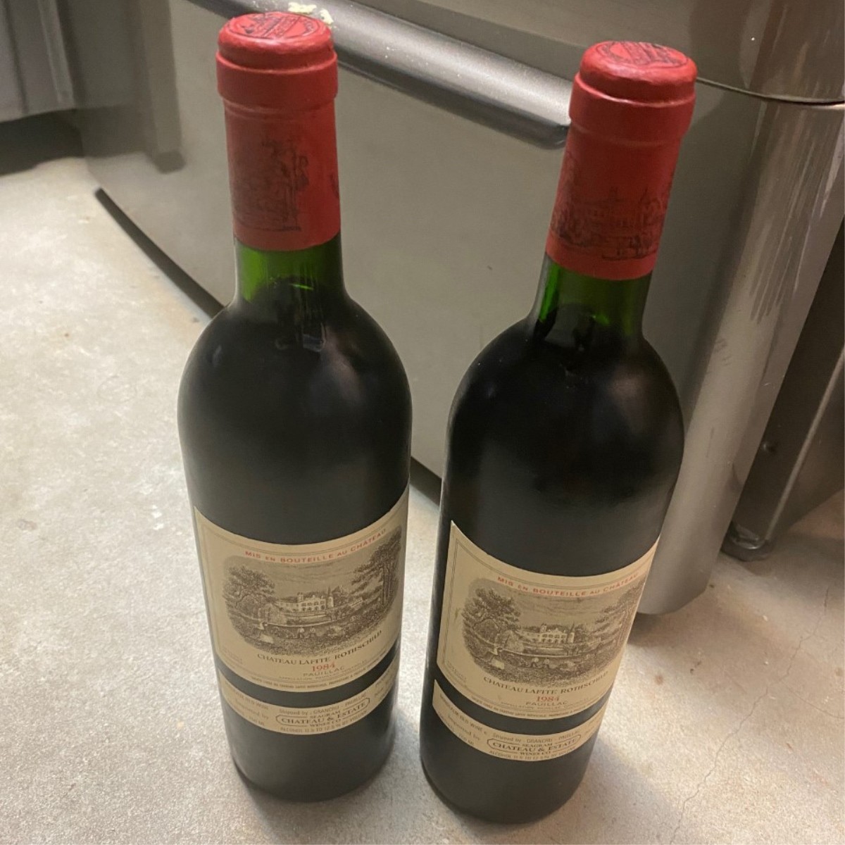 (2) Bottles of 1984 Chateau Lafite Rothschild