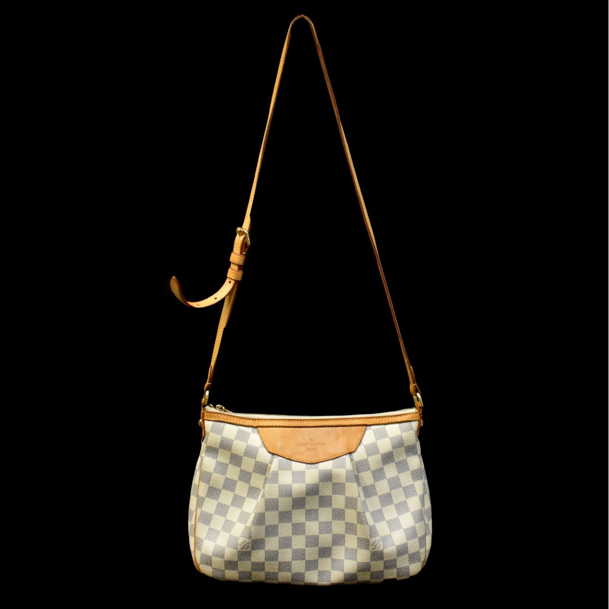 Louis Vuitton Canvas Damier Azur Siracusa Bag