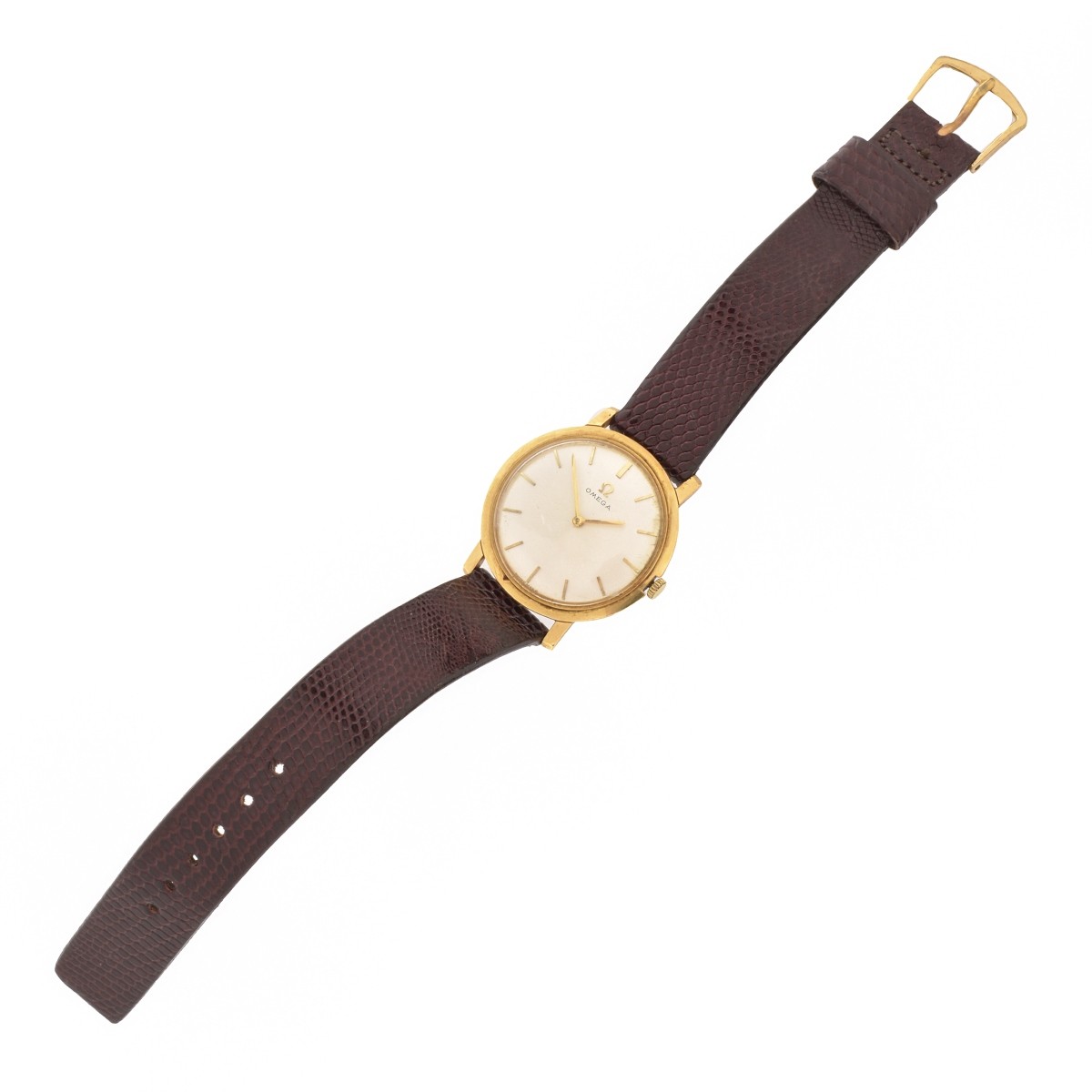 Omega 14K Ultra Slim Watch