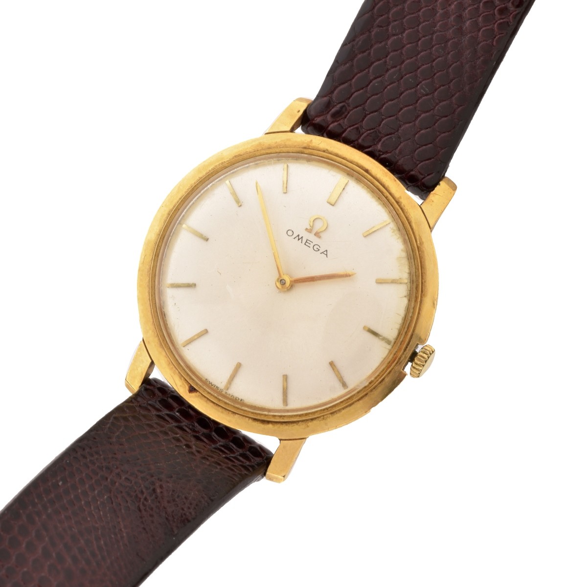 Omega 14K Ultra Slim Watch