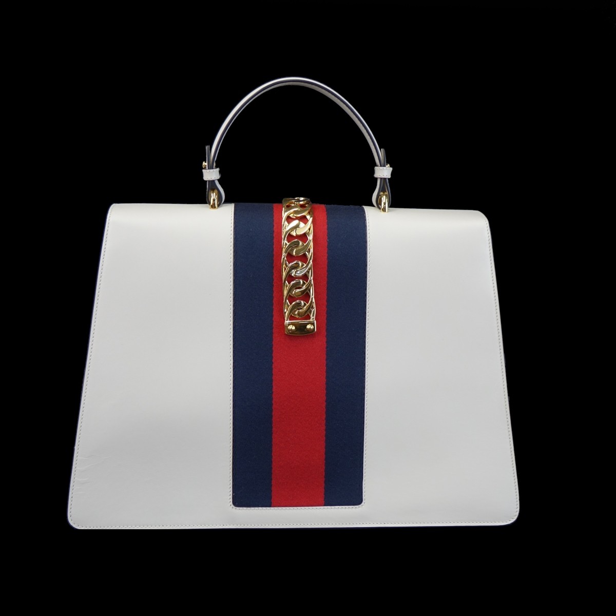 Gucci Sylvie Bag w/ Gold Chain Detail