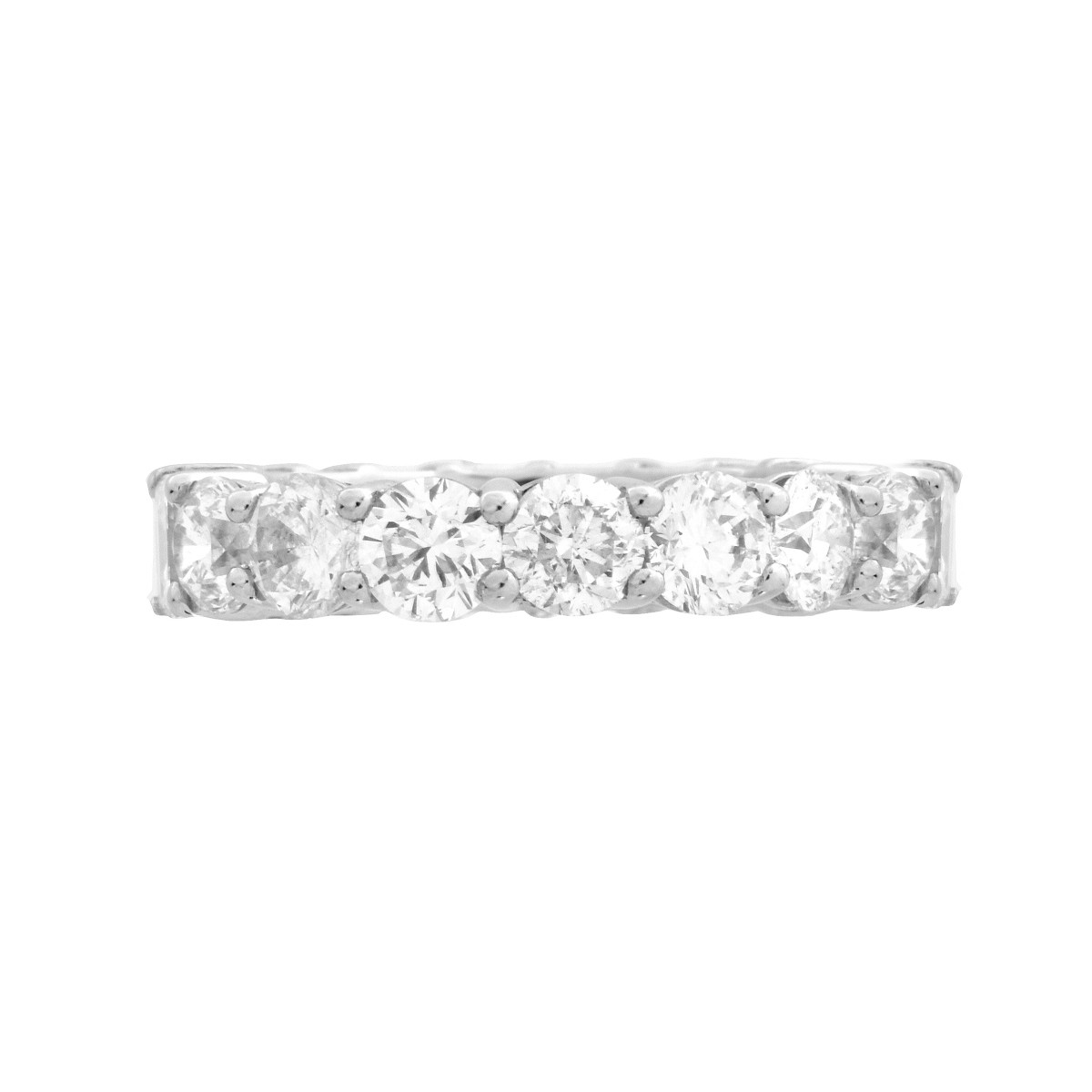 Diamond and Platinum Eternity Band