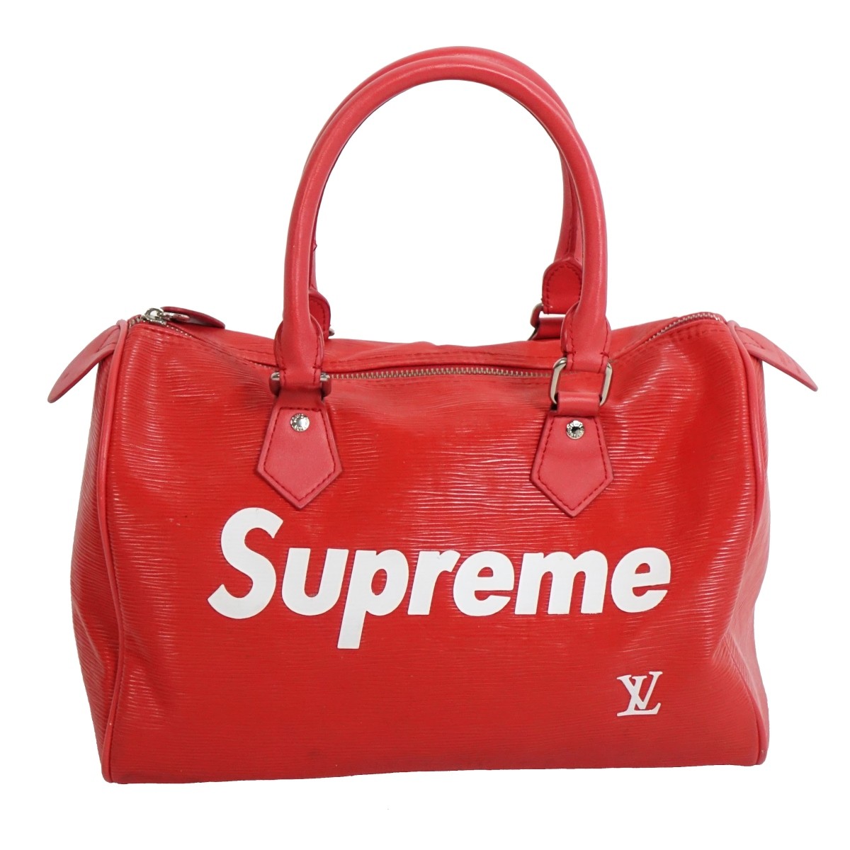 Faux Louis Vuitton Supreme Speedy