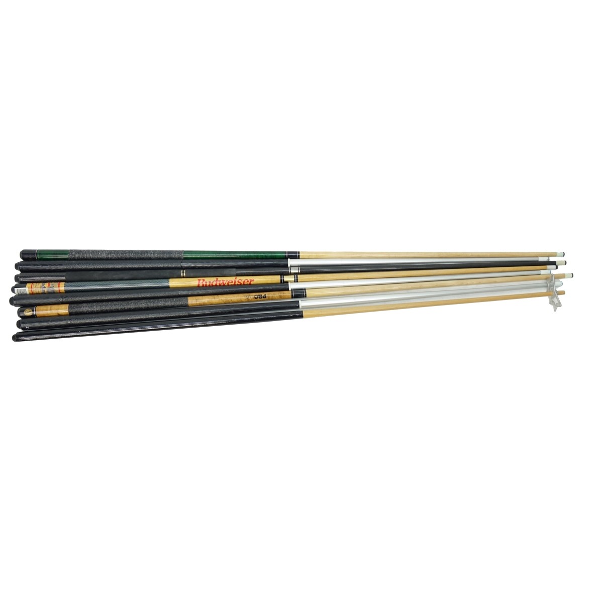 (9) Assorted Pool Cues