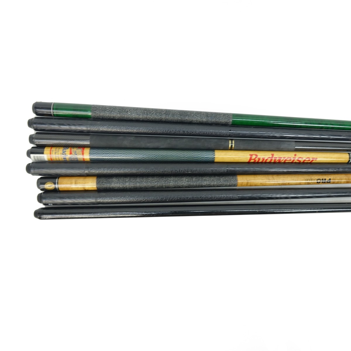 (9) Assorted Pool Cues