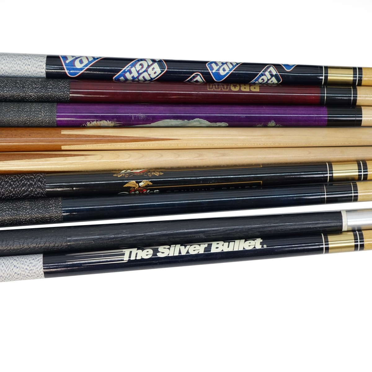 (10) Assorted Pool Cues