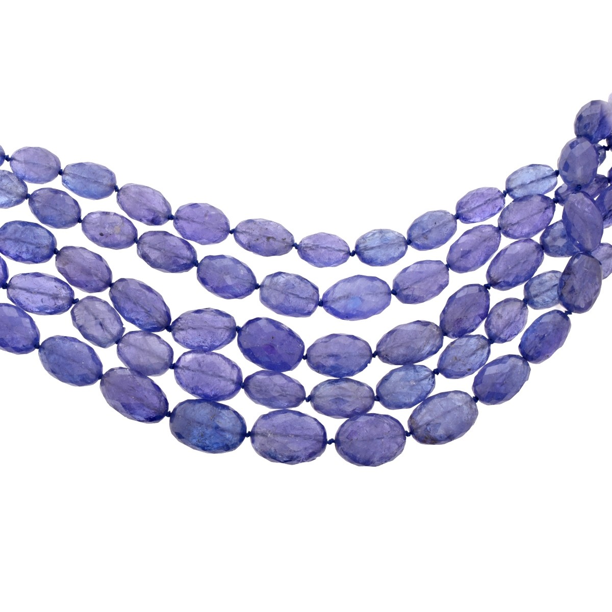 Tiffany & Co Tanzanite and Silver Necklace