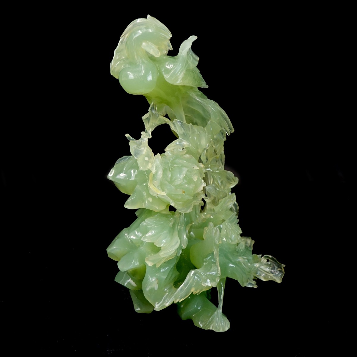 Chinese Serpentine Jade Carved Group