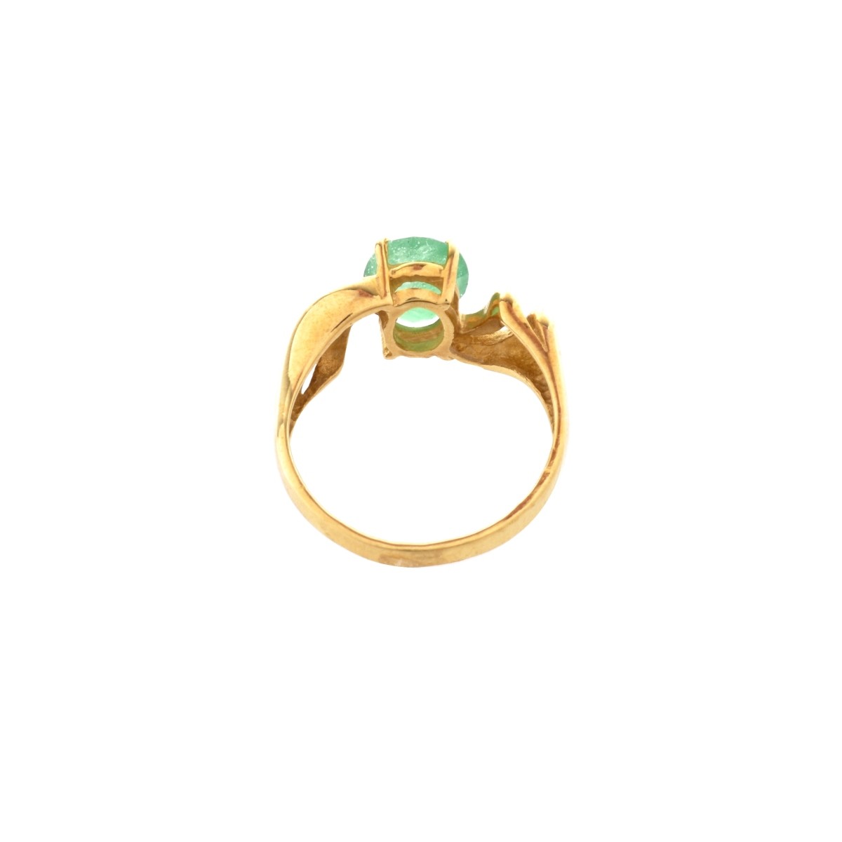 Emerald and 14K Ring