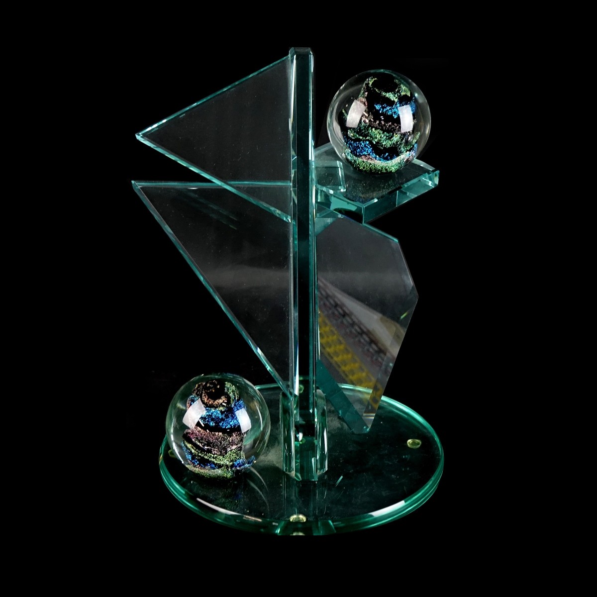 J Anthony Atkins Glass Sculpture