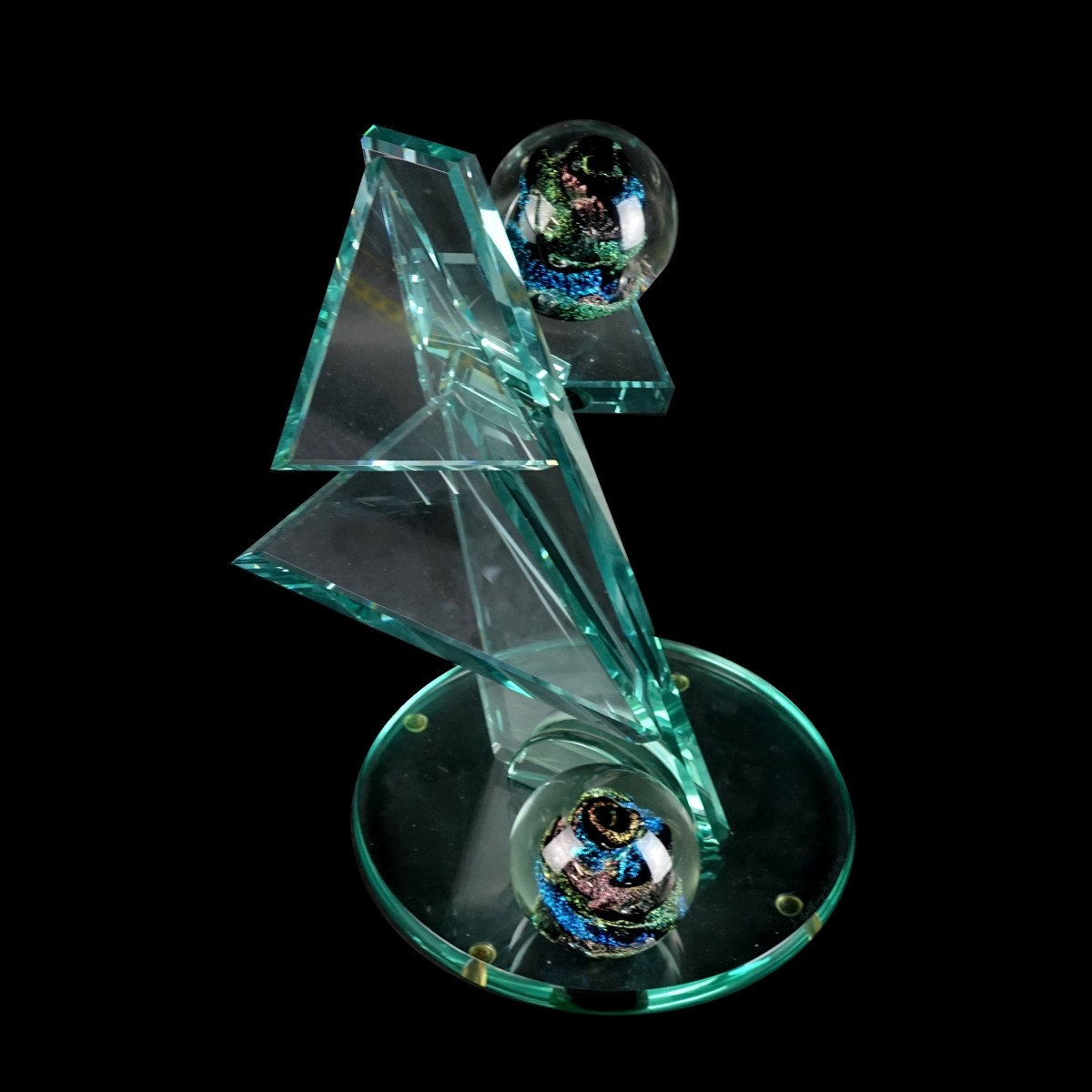 J Anthony Atkins Glass Sculpture