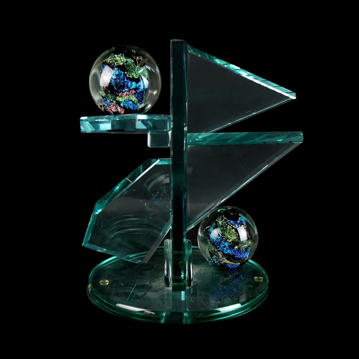 J Anthony Atkins Glass Sculpture