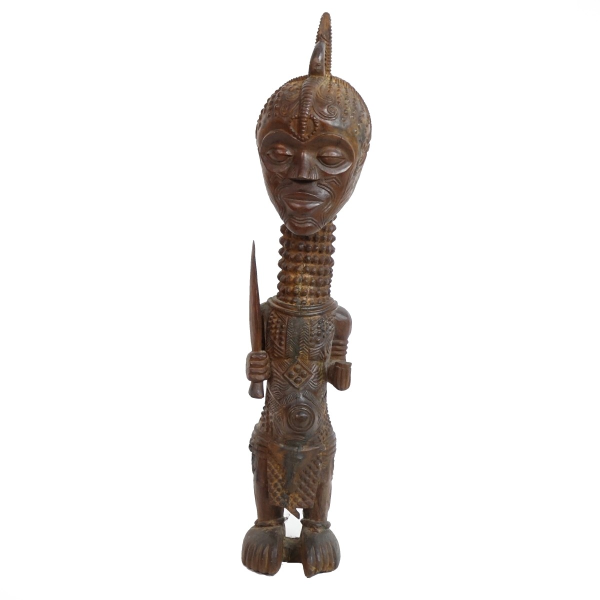 African Wood Carved Figure