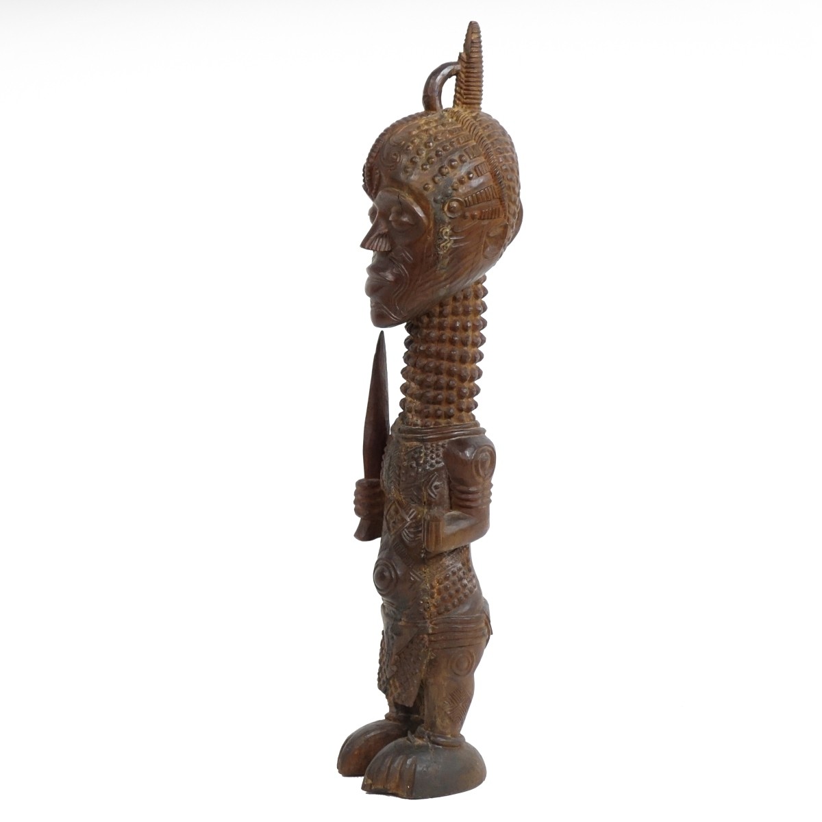 African Wood Carved Figure