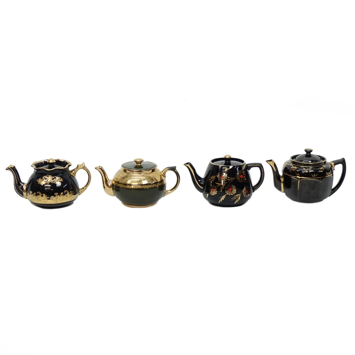 Four (4) Antique and Vintage Teapots
