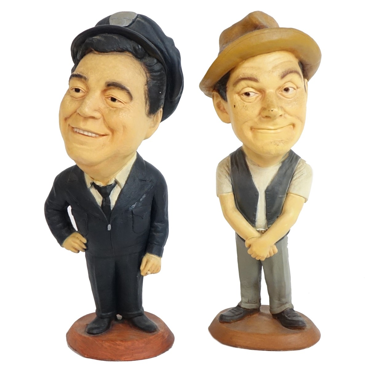 Two (2) Esco Chalkware Painted Figures