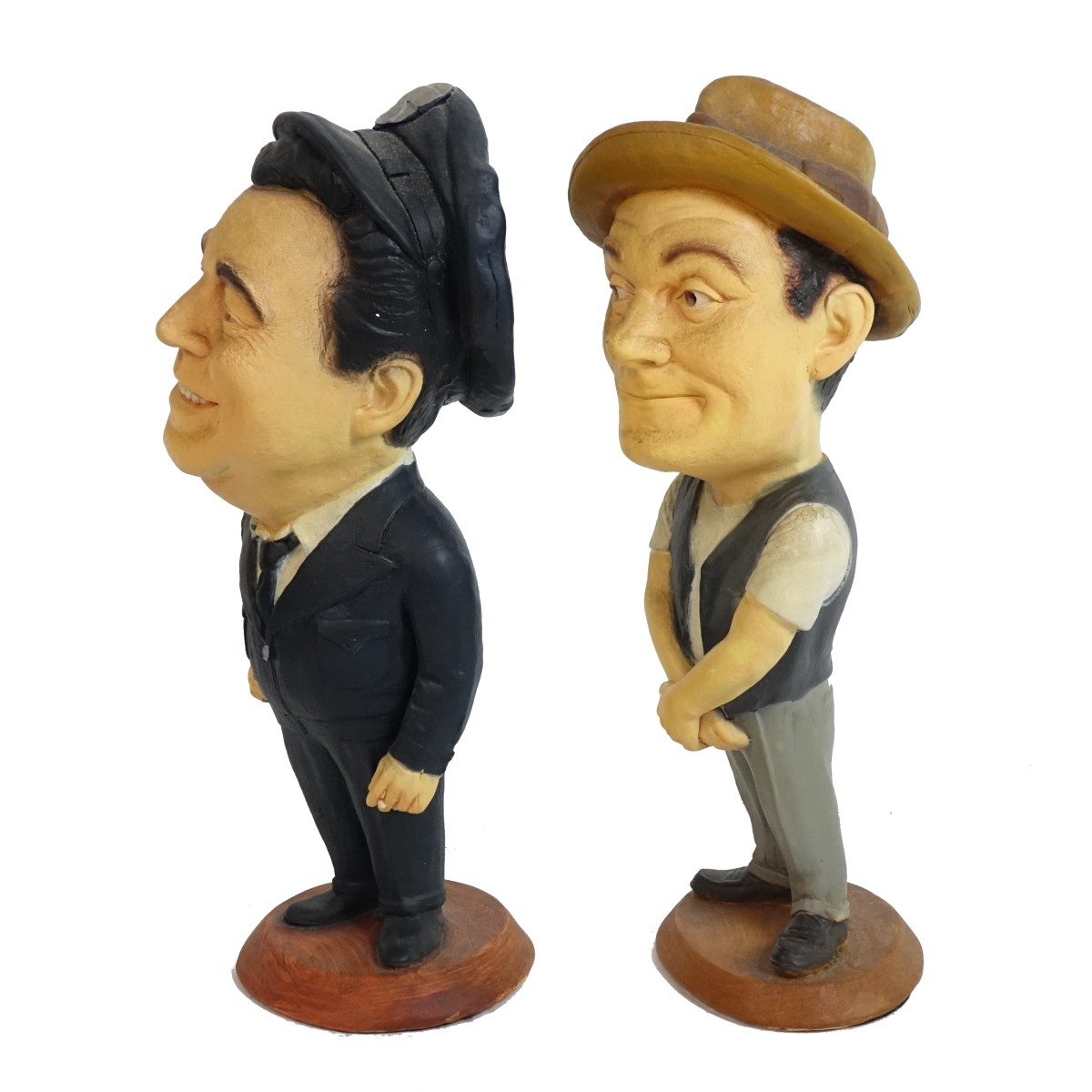 Two (2) Esco Chalkware Painted Figures