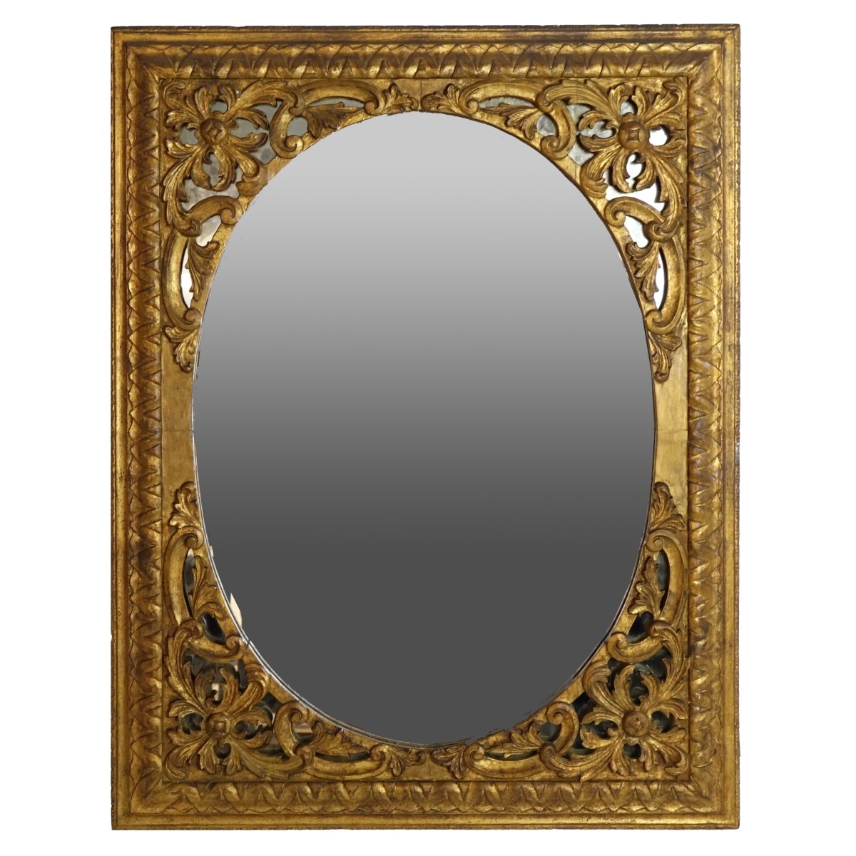 Large Rococo Style Mirror