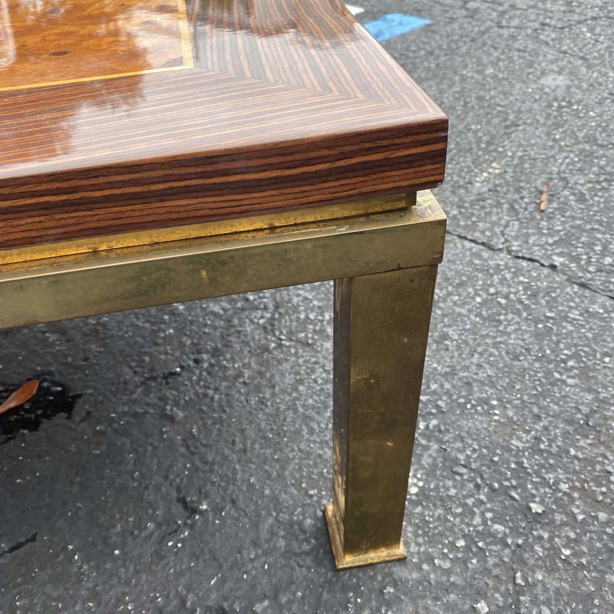 Milo Baughman Style Coffee Table