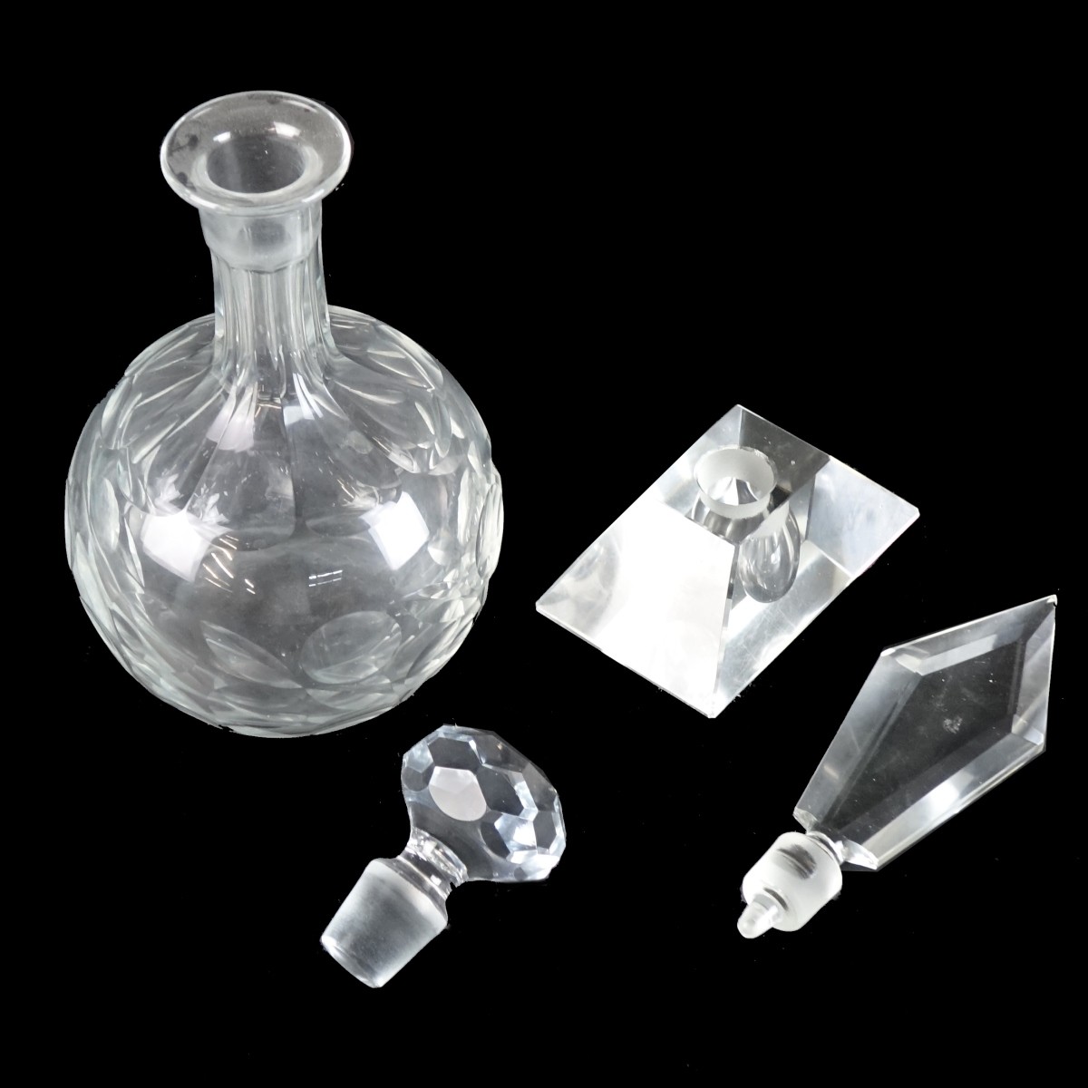 Decanter and Perfume Bottle