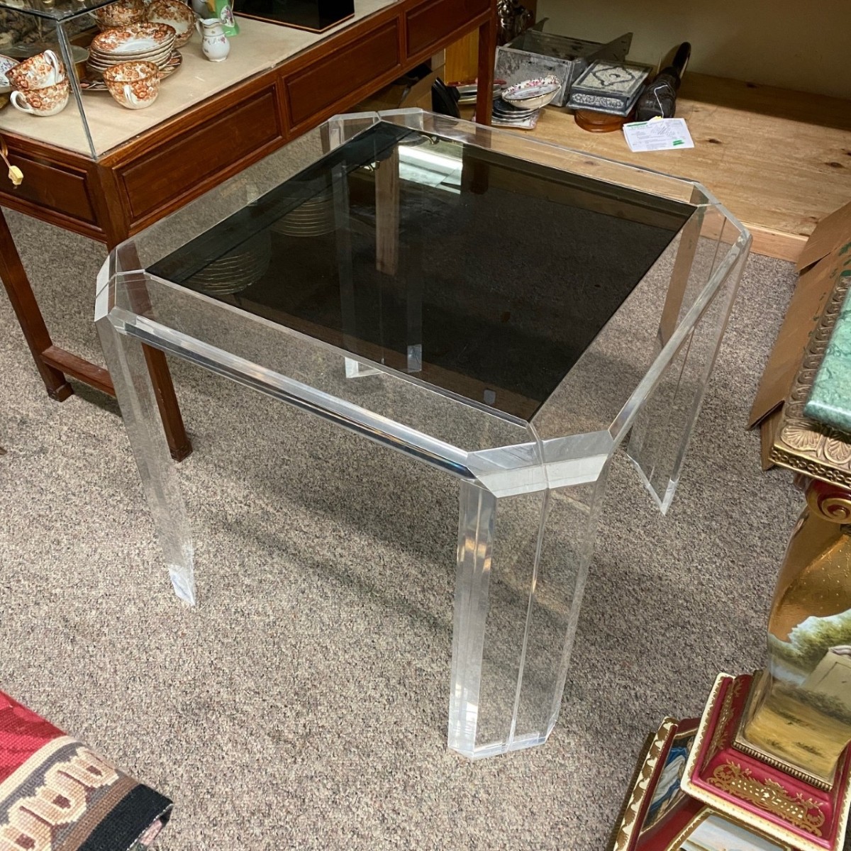 Mid Century Modern Lucite Table