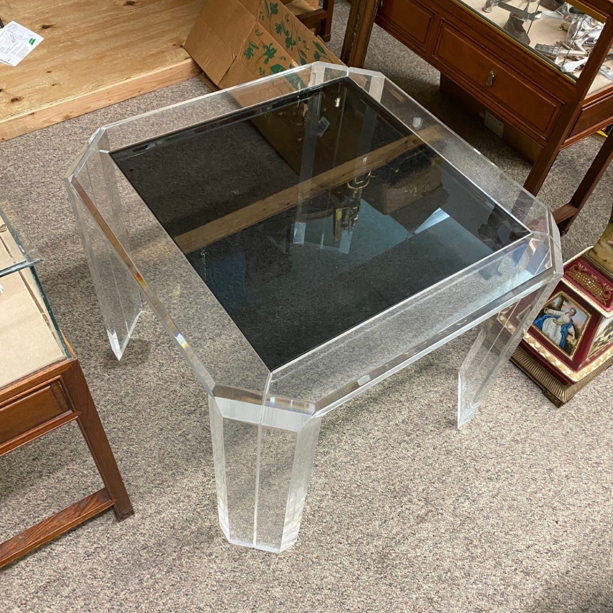 Mid Century Modern Lucite Table