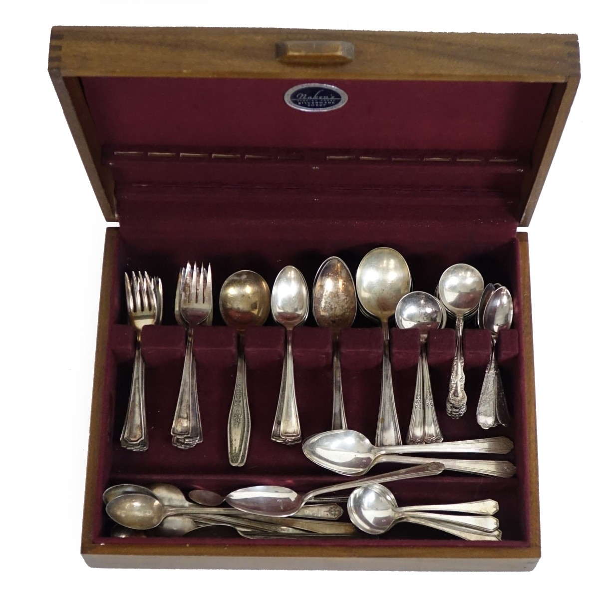 Collection of Assorted Silver Plate Flatware