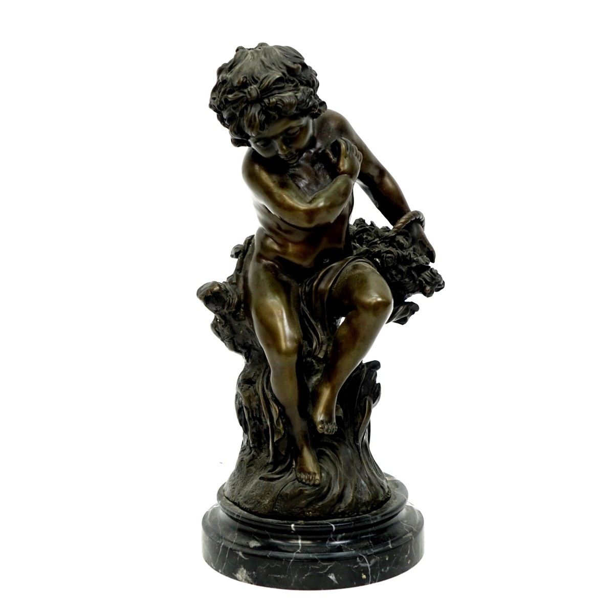 20th C. Neoclassical Style Bronze Figure