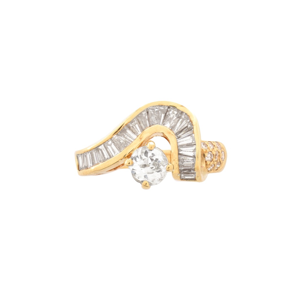 Diamond and 14K Ring