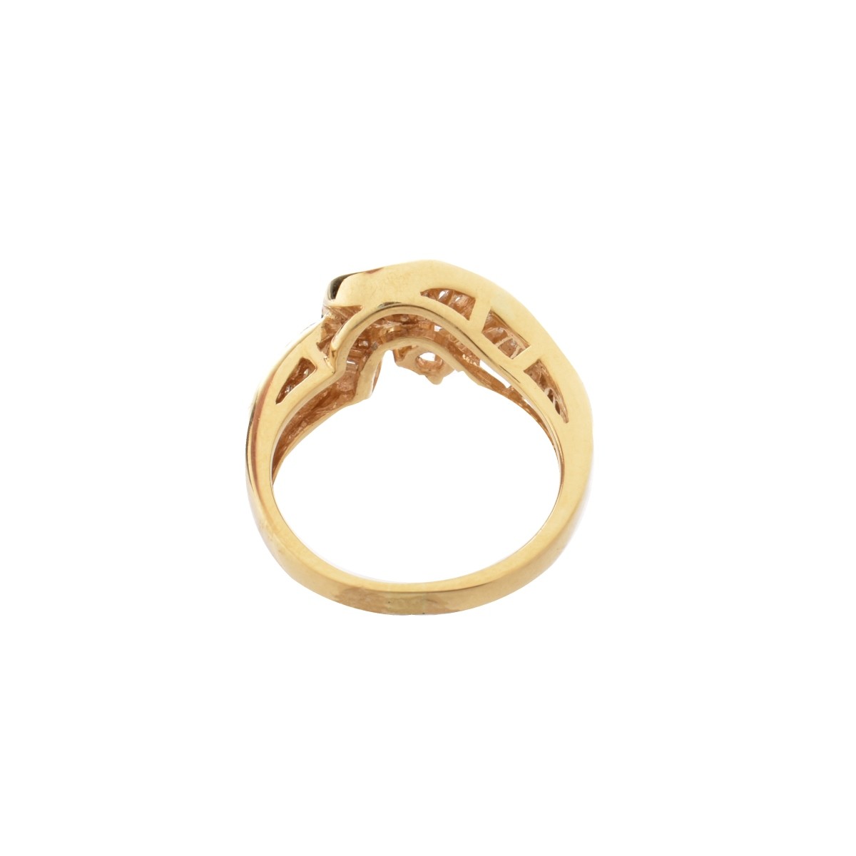 Diamond and 14K Ring