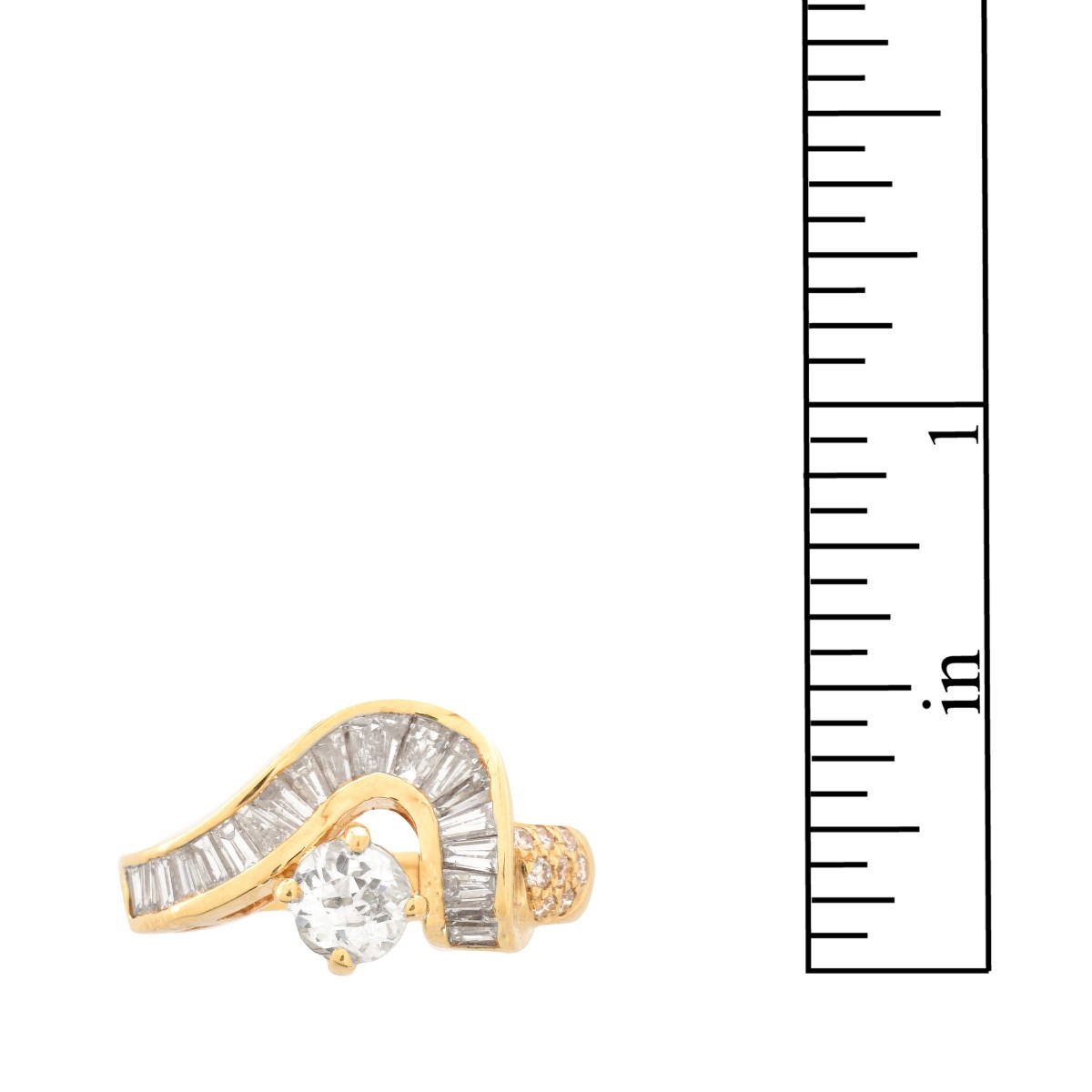 Diamond and 14K Ring