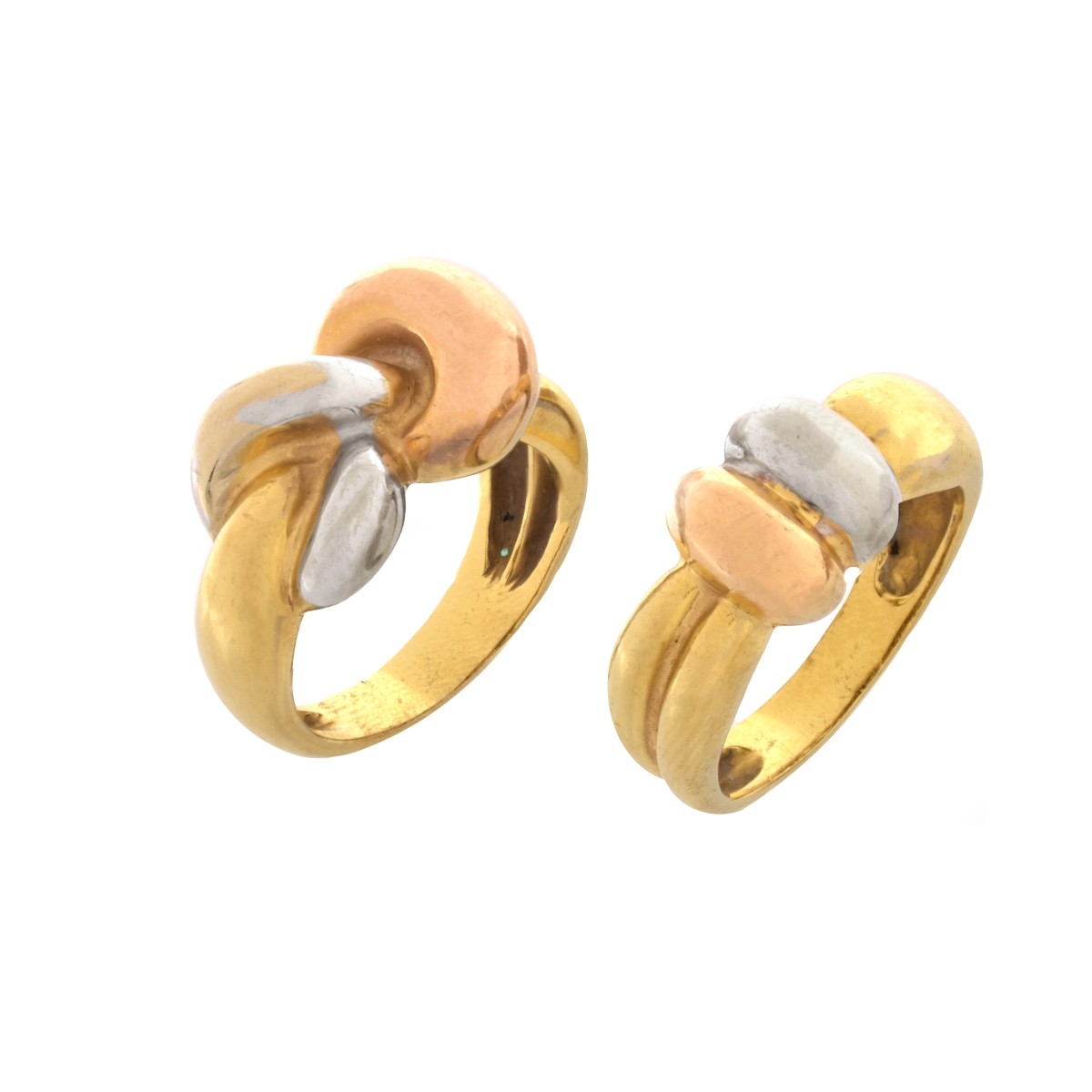 Two 18K Rings